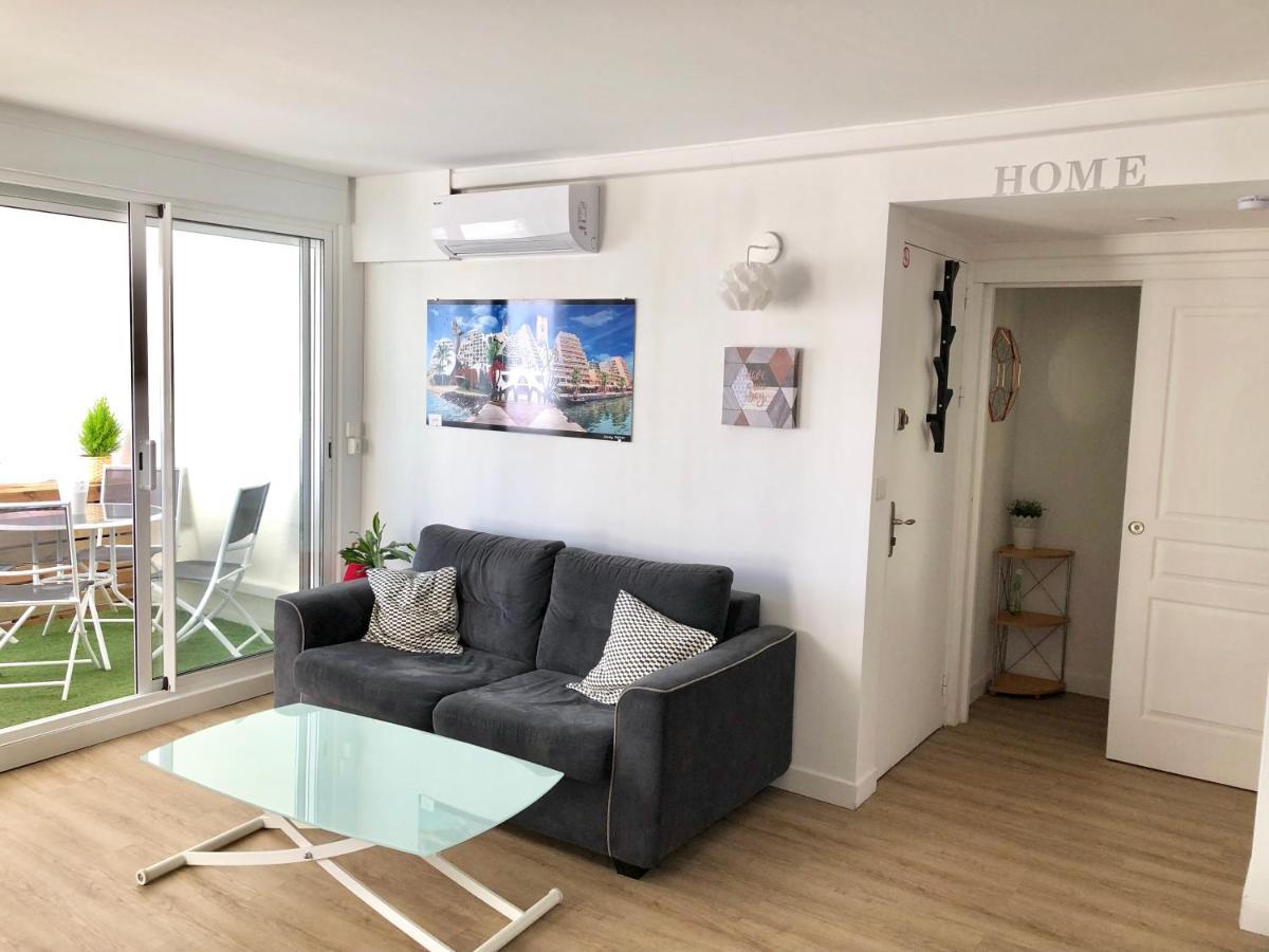 Appartement T2 De 40M2 Refait A Neuf Pour Vous ! Climatise La Grande-Motte Kültér fotó